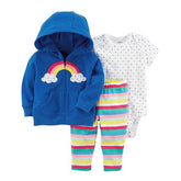 Set 3 piezas  Traje Enterizo Y Pant. Size 6 meses